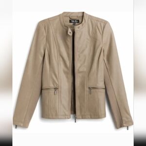 Mo-Ka By Santa Fe Apparel Faux Leather Motorcycle Jacket Size XL